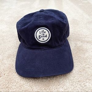 Life is Good Navy Blue Baseball Cap